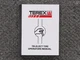 Terex Boom Truck TELELECT T292 Operator Owner Maintenance Manual