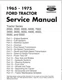 1965-1975 Ford Tractors 3000 3400 3550 4000 5000 Manual Repair Service PDF USB