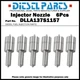 6Pcs Injector Nozzle DLLA137S1157 for Mercedes Benz OM364LA OM366LA A0020178321