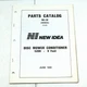 New Idea Disc Mower Conditioner 5209 - 9 Foot Parts Manual
