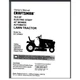 Sears Craftsman 42" Lawn Tractor 917.270921 Mower Owner & Parts Manual 60 pages