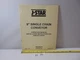 Jamesway J-Star Industries Book Farm Parts & Manual 9" Single Chain Conveyor f35