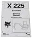Bobcat X225 Compact Excavator Service Manual Shop Repair Book 2 Part # 6720874