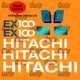 Hitachi EX100-5 or EX120-5 Decal Set. Decals for all EX & ZX Hitachi Excavators