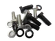 Correct 1933-36 Ford lower water inlets (engine mounts brackets) hardware D-585