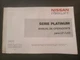Nissan Forklift Platinum Series L01 L02 Operator Owners Manual SPANISH VERSION A