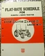 Kubota Flat Rate Schedule Manual Tractors L series 2 & 4 WD 3350 3750 4150 4150N