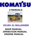 KOMATSU D31EX-21 BULLDOZER OPERATION & MAINTENANCE SERVICE ENGINE MANUAL PDF