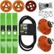 8TEN Blade Spindle Belt Kit for Kubota BX25D RCK54-24B 54-Inch 70000-00605
