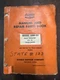 KOEHRING BANTAM ABM-53 Crane Shovel Maintenance & PARTS MANUAL Catalog Book Shop