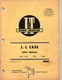 J.I. CASE I&T FARM WHEEL TYPE TRACTORS SERIES 500 600 900B Shop Manual 1959