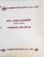 Yanmar YFL 1500 Loader YM 336D Owner's Manual