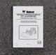 Bobcat V417 VersaHandler Tool Carrier Owner Operator User Manual S/N AC1D13001-