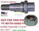 43731-13310-71 STEERING PIN CLEVIS + 90179-14002-71 NUT KIT TOYOTA 7FB10~30