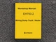 Hitachi Mining Dump Truck  Hauler EH700-2 Repair Service Shop Manual