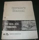 MASSEY FERGUSON MF-410  510 COMBINE OPERATOR OPERATION & MAINTENANCE MANUAL BOOK