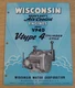 Circa 1950 'AD Brochure' "WISCONSIN MOTOR CORP"~Air-Cooled V-Type VP4D ENGINES~