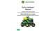 John Deere S110 100 Series Tractor PC13989 Spare Parts Manual PDF on USB