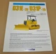 Komatsu D31E-20 D31P-20 Bulldozer Planierraupe Morraupe Brochure Prospekt EN