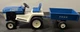 Vintage Ertl Ford LGT 12 Lawn and Garden Tractor With Trailer 1/12 Great Cond.