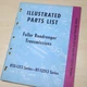 EATON FULLER TRANSMISSION ROADRANGER RTO-1213 RT-12513 Parts Manual book list