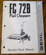 *Gehl FC 72B Flail Chopper Parts Manual Catalog Book 2204J Original  FC72B