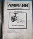 AMMANN AC40P AC40P2B AC40P4B VIBRATORY TRENCH ROLLER COMPACTOR PARTS MANUAL BOOK