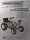 Jacobsen Chief Lawn & Garden Tractor Owners Manual 800 1000 1200 (FORD 120 100)