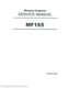 Massey Ferguson MF150 MF165 MF175 MF180 Tractor Service Manual