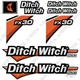 Fits Ditch Witch FX30 Decal Kit Vacuum Excavator - New Style - 7 YEAR 3M VINYL!
