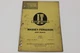 I&T Shop Manual MH-6A, Massey Ferguson Model 16 Pacer Tractor, 1955