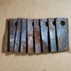 (9) 527749 LEFT LH 18 Degree Disc Mower Blades - Bush Hog: DM180 DM190 DM70 DM80