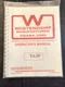 Westendorf Man. TA-29 Operators Manual Dealer Brochure Farm Equipment Selaed