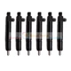 6X Fuel Injector 0432191825 For Volvo TD71F TD73E D7B230 Engine FL7