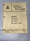 INCOMPLETE USED PARTS CATALOG FOR ALLIS CHALMERS K2/F2 GRAIN HEADER 9005173