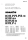 Komatsu D31E-18,D31P-18,D31P-18A,D31PL,D31PLL,D31S,D31Q,D37E,D37P Service Manual