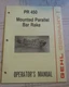 Gehl PR 450 Bar Rake Operators  Manual