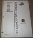 FORD 5640 6640 7740 7840 8240 8340 TRACTOR REPAIR TIME SCHEDULE MANUAL