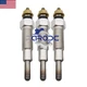 3 x Glow Plug 3974953 for Bobcat 643 645 743 1600 with Kubota Engine D1402 V1702