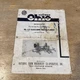 Famous Ohio No. 115T Black Hawk Planters Tractor Planter Operation Instruction