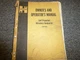 Hyster C610A Self Propelled Vibratory Compactor Owner Operator Manual Book