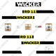 Fits Wacker Neuson RD11  Decal Kit Ride-On Roller Replacement Stickers 