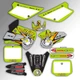 1998 - 2000 KAWASAKI KX 80 100 KX80 KX100 GRAPHICS MOTOCROSS SPLITFIRE MX DECALS