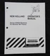 New Holland TC29DA TC33DA T2210 TRACTOR "930GH BACKHOE" OPERATORS MANUAL MINTY