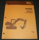 FIAT ALLIS FH220 EXCAVATOR OPERATOR OPERATION & MAINTENANCE MANUAL BOOK