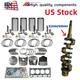for Kubota Tractor L4350DT L4350DT L4400DT V2203 Engine Rebuild Kit crankshaft