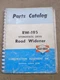 Blaw-Knox RW-195 Hydrostatic Drive Road Widener Parts Catalog