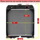 Aluminum Radiator For Perkins Diesel Engine 3.1524 D3.152 Series #2485B275 New