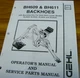 Gehl BH609 & BH611 Backhoe for SL6635 Parts Catalog & Owner Operator Manual xz