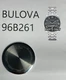 Men's Bulova Classic Stainless Watch Steel Case Back - Replacement Part 96B261